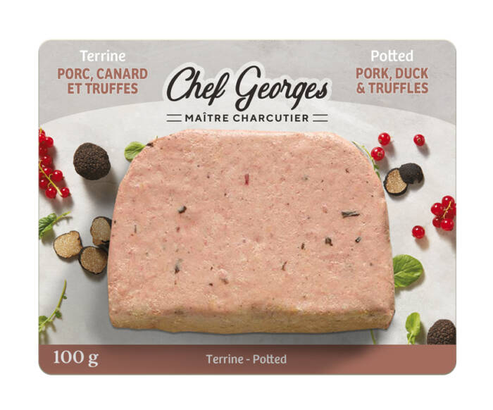 Terrine de foie de porc au vieux porto et son craquant de noix - Le porc du  Québec