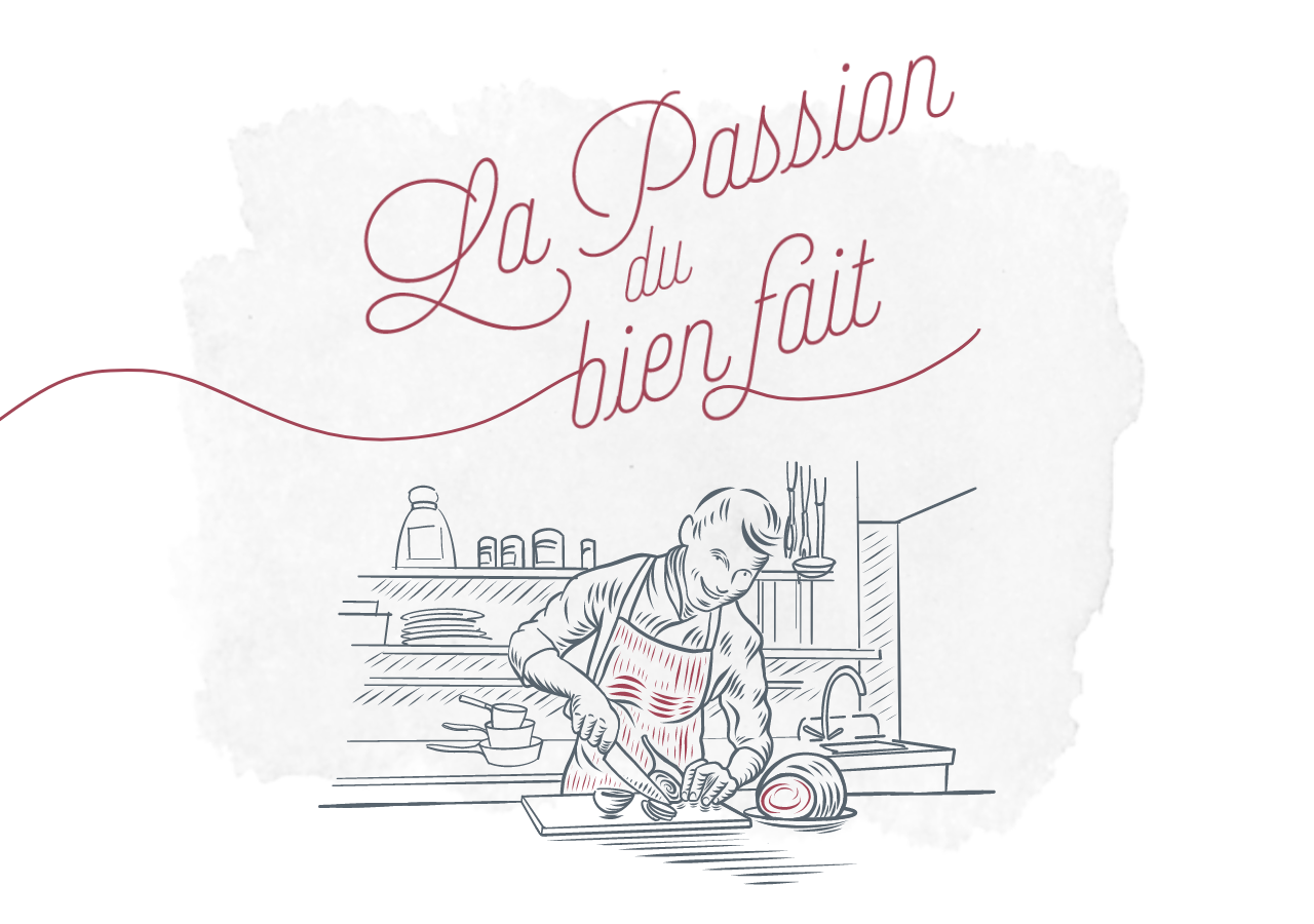 ChefGeorges_IllustrationChef_TabletteMobile Chef Georges maître charcutier